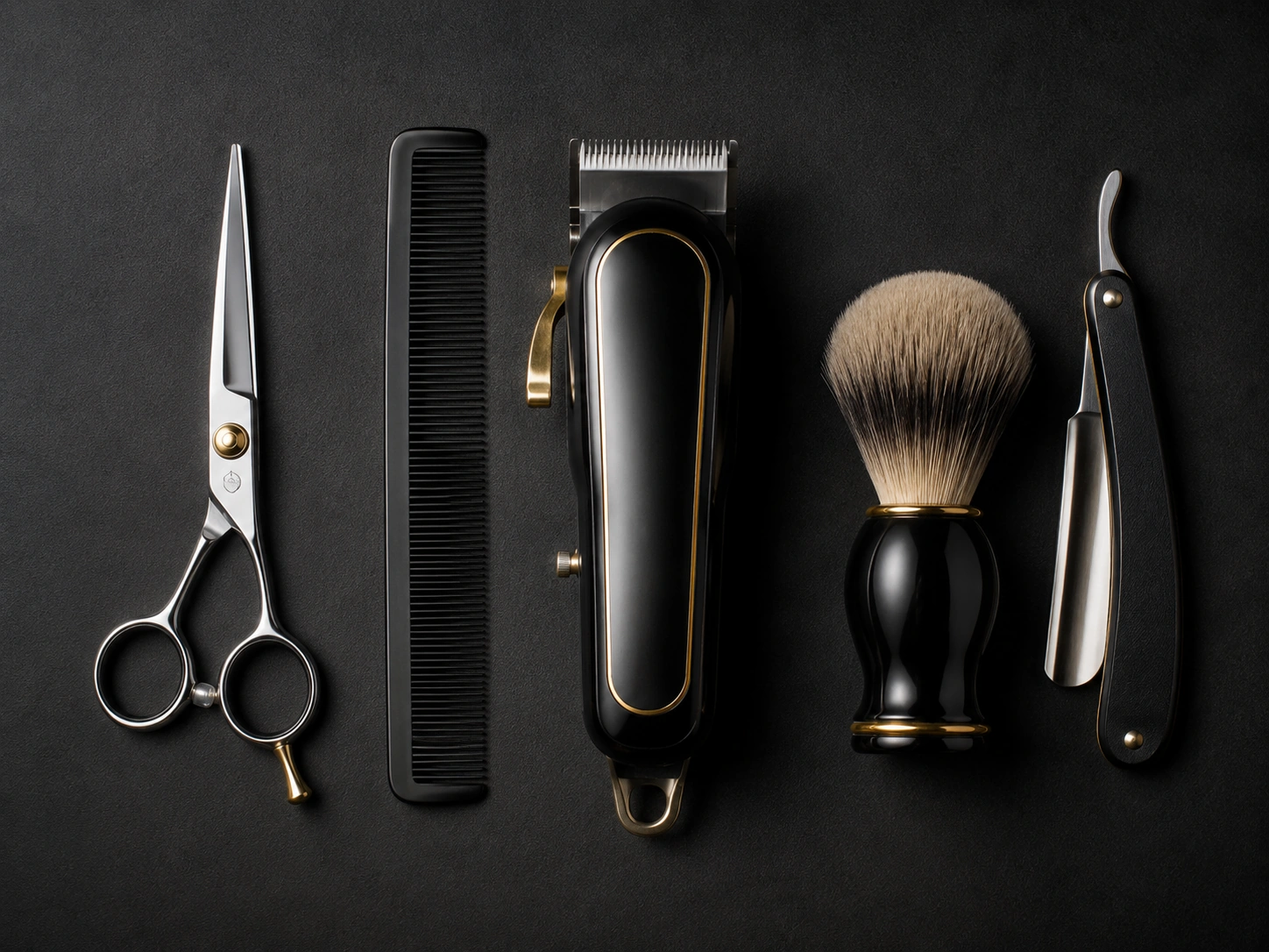 Herramientas profesionales de barbería